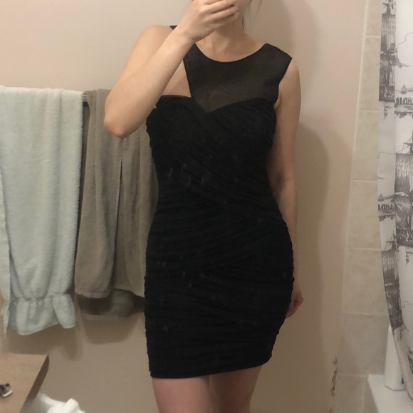 BCBG Ruched Bodycon Dress - Picture 1 of 4